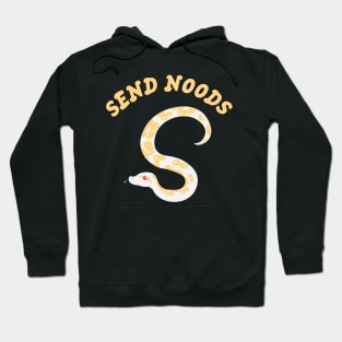 "Send Noods" Snake ~ Albino Hoodie